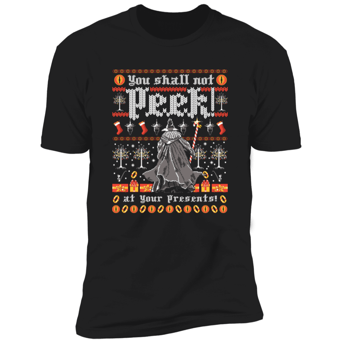 T-Shirts Black / X-Small You Shall Not Peek Men's Premium T-Shirt