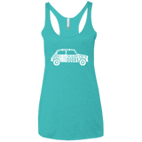 T-Shirts Tahiti Blue / X-Small You Were Only Supposed To Blow The Bloody Doors Off Women's Triblend Racerback Tank