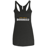 T-Shirts Vintage Black / X-Small Your Code Is Borked Women's Triblend Racerback Tank