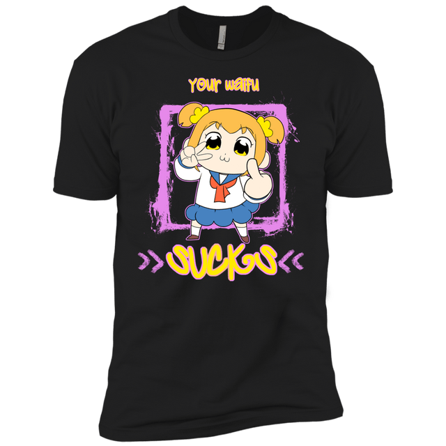 T-Shirts Black / YXS Your Waifu Boys Premium T-Shirt