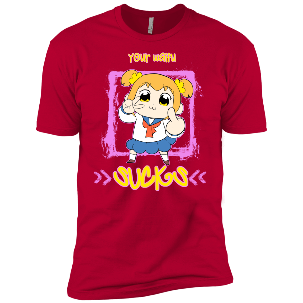 T-Shirts Red / YXS Your Waifu Boys Premium T-Shirt