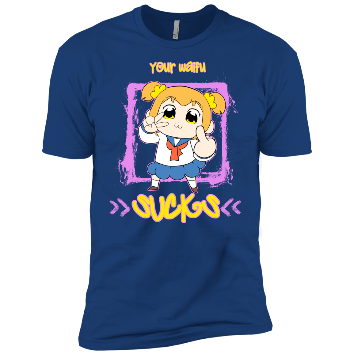 T-Shirts Royal / YXS Your Waifu Boys Premium T-Shirt