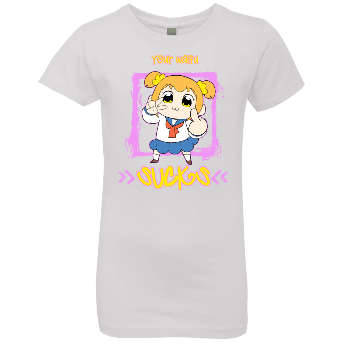 T-Shirts White / YXS Your Waifu Girls Premium T-Shirt