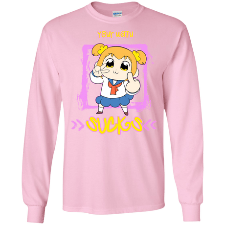 T-Shirts Light Pink / S Your Waifu Men's Long Sleeve T-Shirt