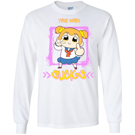 T-Shirts White / S Your Waifu Men's Long Sleeve T-Shirt