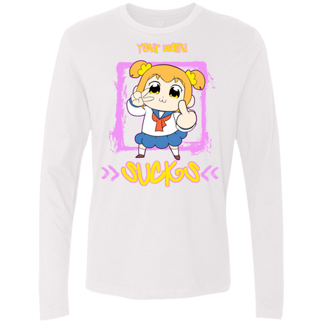 T-Shirts White / S Your Waifu Men's Premium Long Sleeve