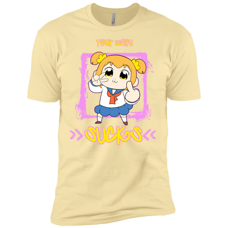 T-Shirts Banana Cream / X-Small Your Waifu Men's Premium T-Shirt