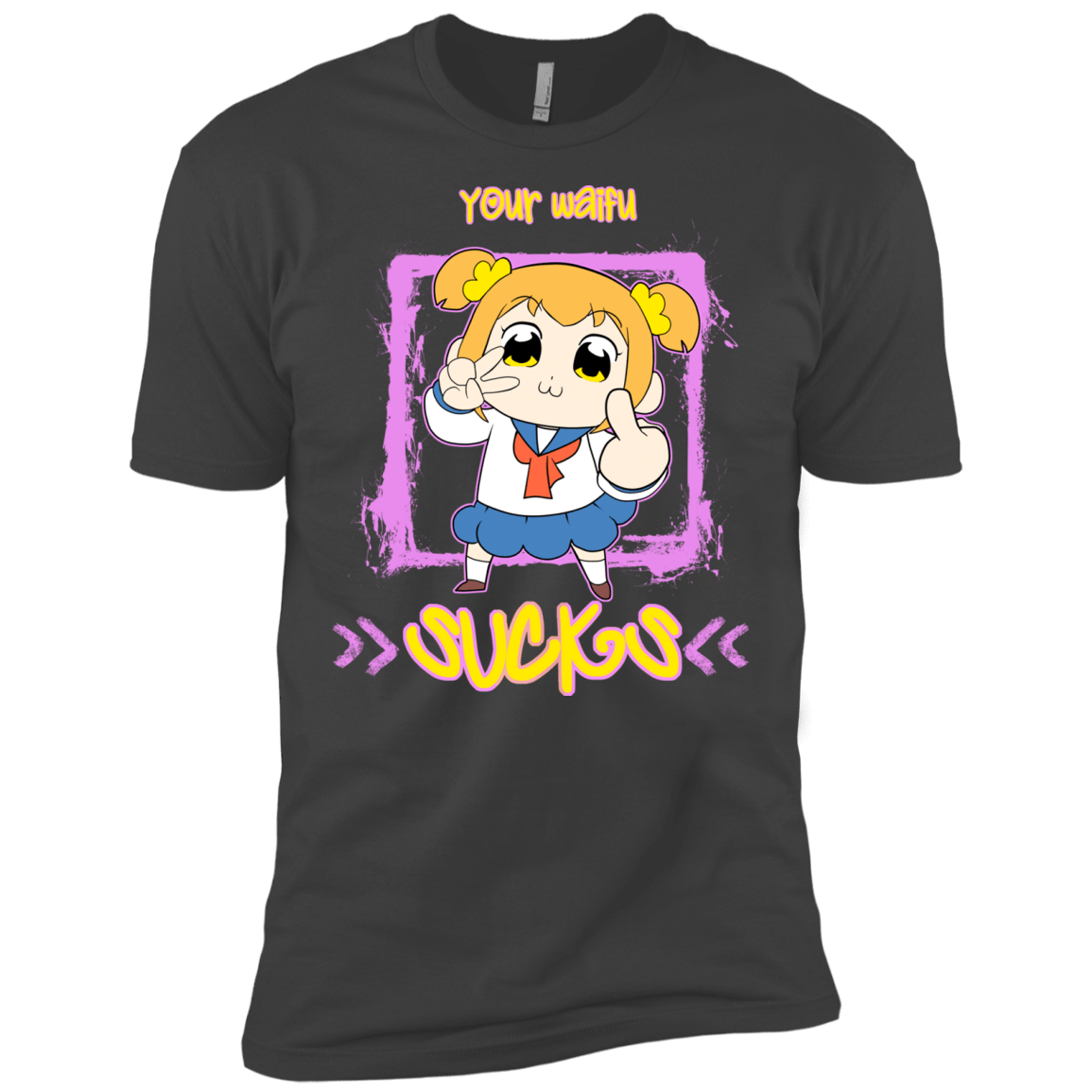 T-Shirts Heavy Metal / X-Small Your Waifu Men's Premium T-Shirt