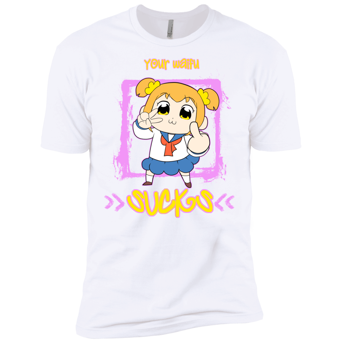 T-Shirts White / X-Small Your Waifu Men's Premium T-Shirt