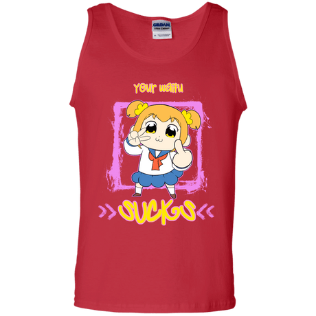 T-Shirts Red / S Your Waifu Men's Tank Top