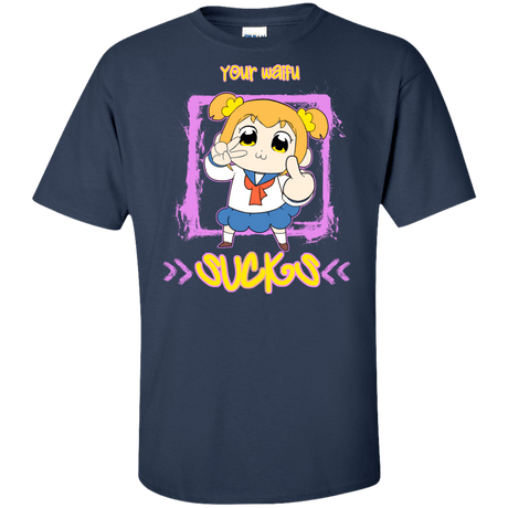 T-Shirts Navy / XLT Your Waifu Tall T-Shirt