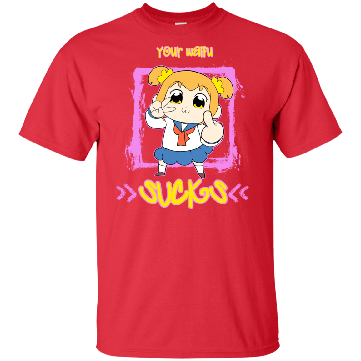 T-Shirts Red / XLT Your Waifu Tall T-Shirt