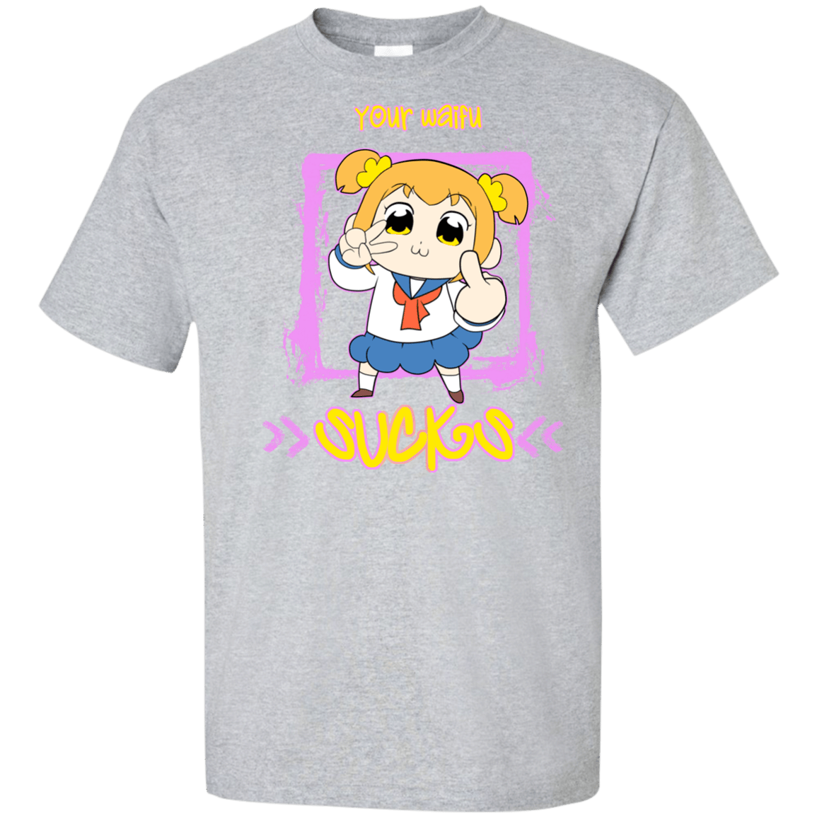 T-Shirts Sport Grey / XLT Your Waifu Tall T-Shirt