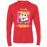 T-Shirts Vintage Red / X-Small Your Waifu Triblend Long Sleeve Hoodie Tee