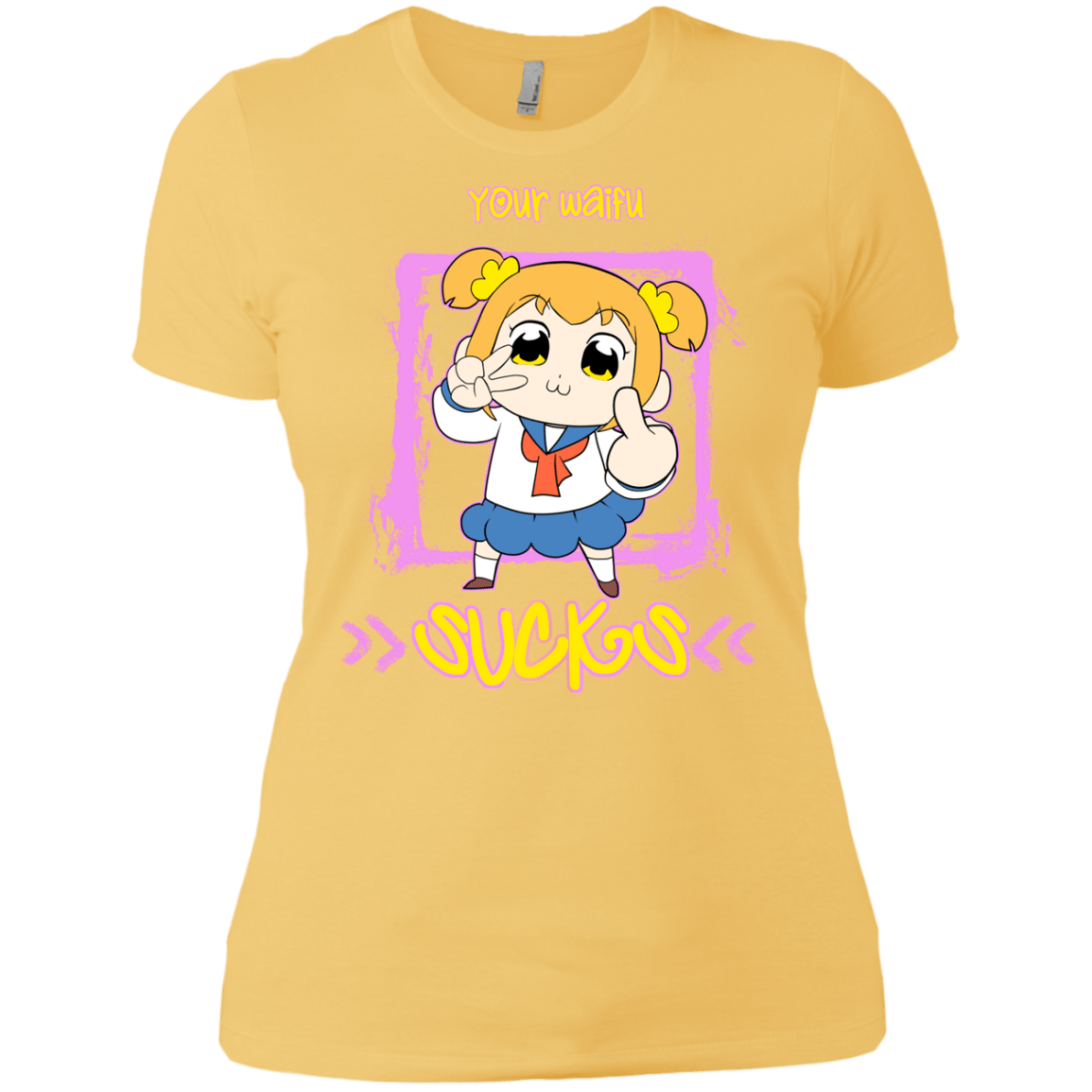 T-Shirts Banana Cream/ / X-Small Your Waifu Women's Premium T-Shirt