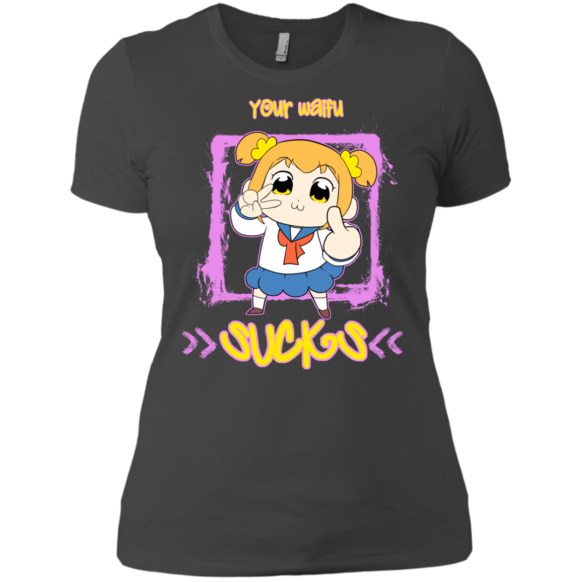 T-Shirts Heavy Metal / X-Small Your Waifu Women's Premium T-Shirt