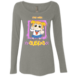 T-Shirts Venetian Grey / S Your Waifu Women's Triblend Long Sleeve Shirt