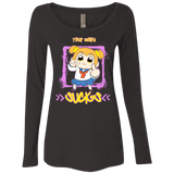 T-Shirts Vintage Black / S Your Waifu Women's Triblend Long Sleeve Shirt