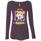 T-Shirts Vintage Purple / S Your Waifu Women's Triblend Long Sleeve Shirt