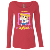 T-Shirts Vintage Red / S Your Waifu Women's Triblend Long Sleeve Shirt