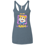 T-Shirts Indigo / X-Small Your Waifu Women's Triblend Racerback Tank