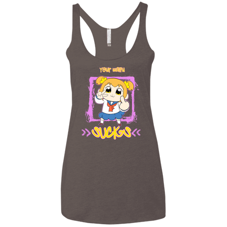 T-Shirts Macchiato / X-Small Your Waifu Women's Triblend Racerback Tank