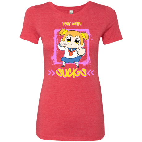 T-Shirts Vintage Red / S Your Waifu Women's Triblend T-Shirt