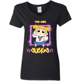 T-Shirts Black / S Your Waifu Women's V-Neck T-Shirt