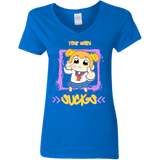 T-Shirts Royal / S Your Waifu Women's V-Neck T-Shirt