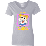 T-Shirts Sport Grey / S Your Waifu Women's V-Neck T-Shirt