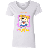 T-Shirts White / S Your Waifu Women's V-Neck T-Shirt