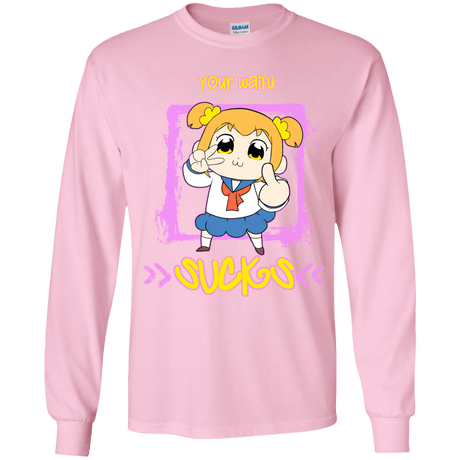 T-Shirts Light Pink / YS Your Waifu Youth Long Sleeve T-Shirt