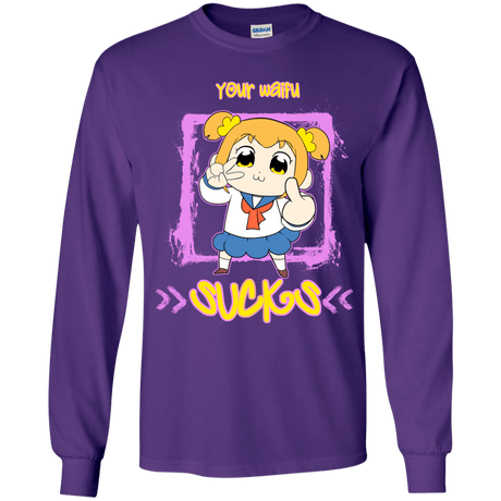 T-Shirts Purple / YS Your Waifu Youth Long Sleeve T-Shirt