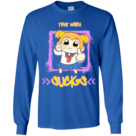 T-Shirts Royal / YS Your Waifu Youth Long Sleeve T-Shirt