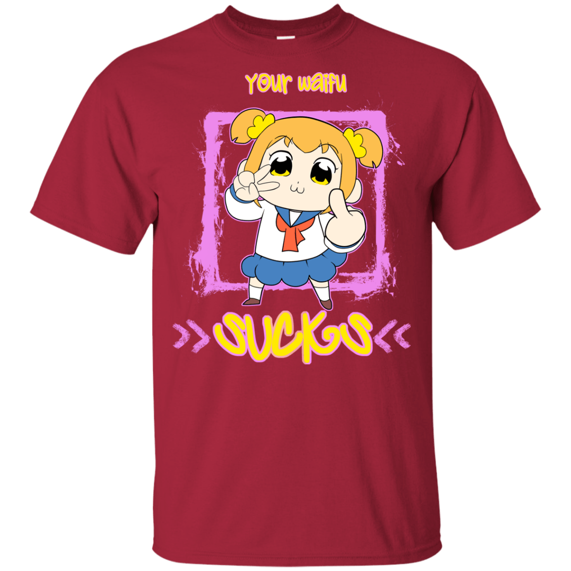 T-Shirts Cardinal / YXS Your Waifu Youth T-Shirt