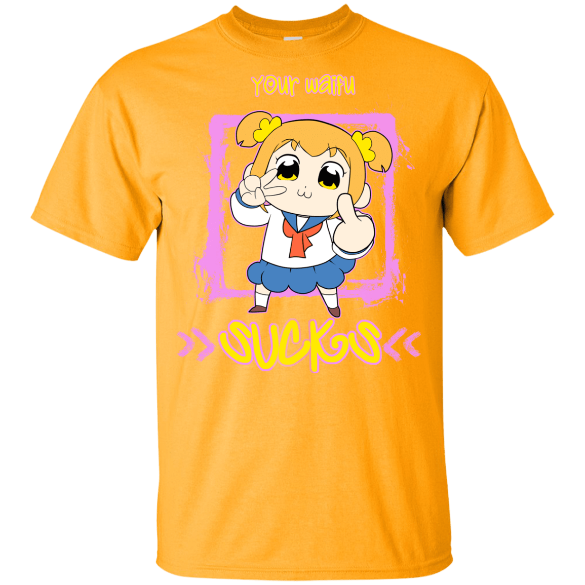 T-Shirts Gold / YXS Your Waifu Youth T-Shirt