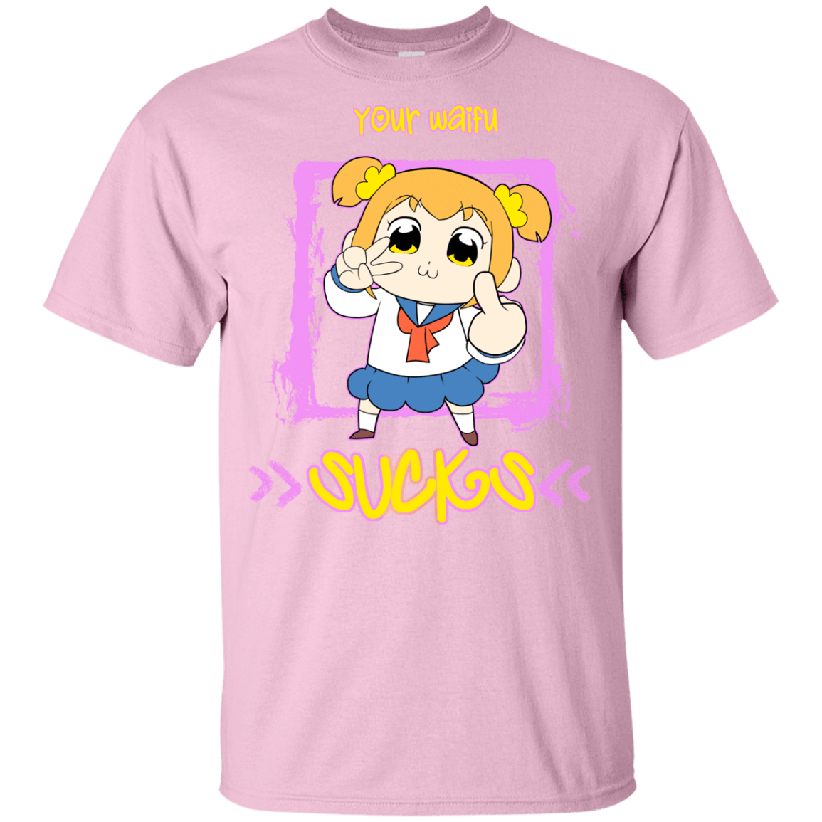 T-Shirts Light Pink / YXS Your Waifu Youth T-Shirt