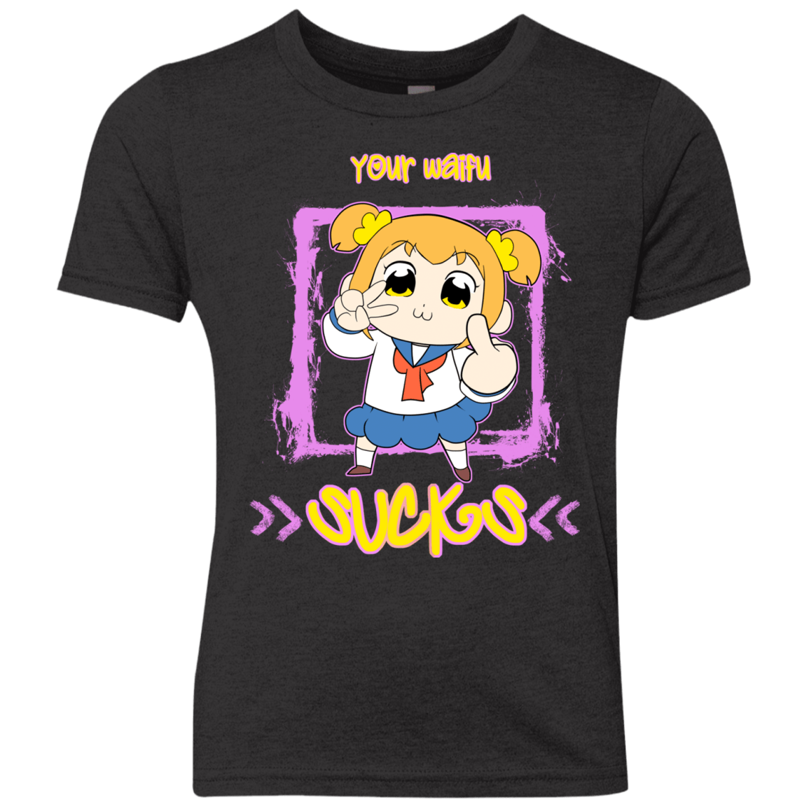 T-Shirts Vintage Black / YXS Your Waifu Youth Triblend T-Shirt