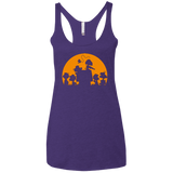 T-Shirts Purple / X-Small Youre A Zombie Chuck Women's Triblend Racerback Tank