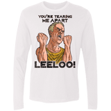 T-Shirts White / Small Youre Tearing Me Apart Leeloo Men's Premium Long Sleeve