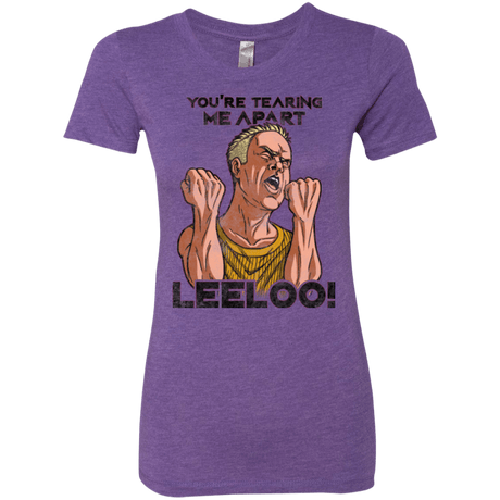 T-Shirts Purple Rush / Small Youre Tearing Me Apart Leeloo Women's Triblend T-Shirt
