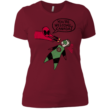 T-Shirts Scarlet / X-Small Youre Welcome Canada Women's Premium T-Shirt