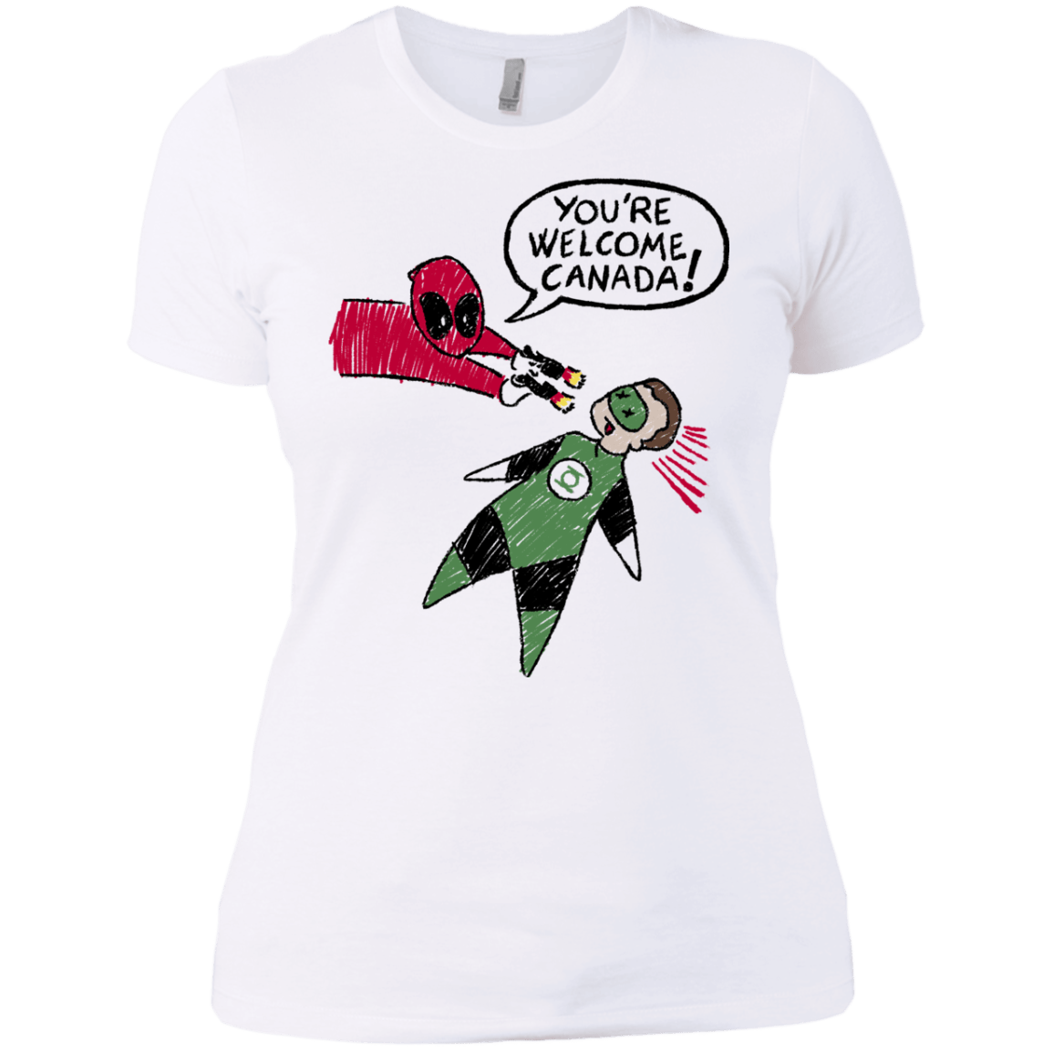 T-Shirts White / X-Small Youre Welcome Canada Women's Premium T-Shirt