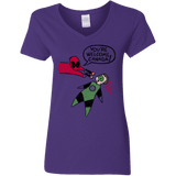 T-Shirts Purple / S Youre Welcome Canada Women's V-Neck T-Shirt