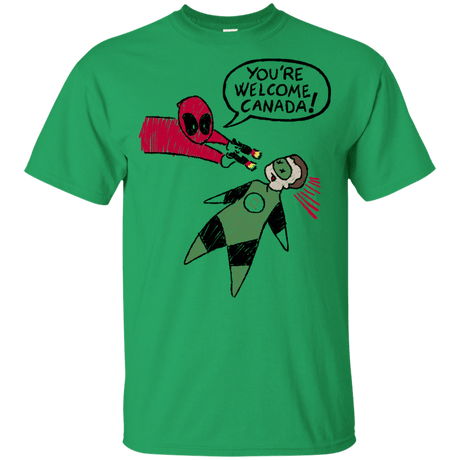 T-Shirts Irish Green / YXS Youre Welcome Canada Youth T-Shirt