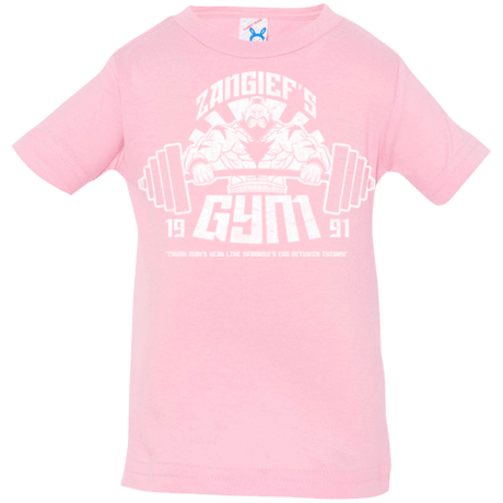 T-Shirts Pink / 6 Months Zangief Gym Infant Premium T-Shirt