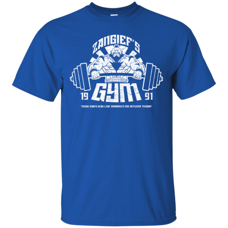 T-Shirts Royal / Small Zangief Gym T-Shirt