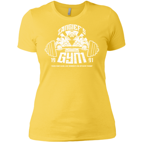 T-Shirts Vibrant Yellow / X-Small Zangief Gym Women's Premium T-Shirt