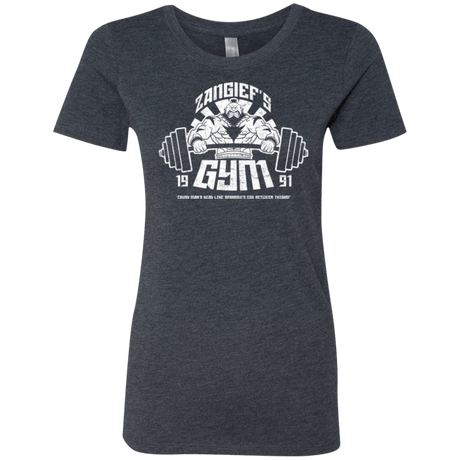 T-Shirts Vintage Navy / Small Zangief Gym Women's Triblend T-Shirt