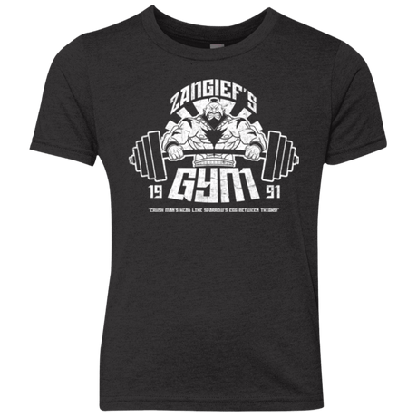 T-Shirts Vintage Black / YXS Zangief Gym Youth Triblend T-Shirt